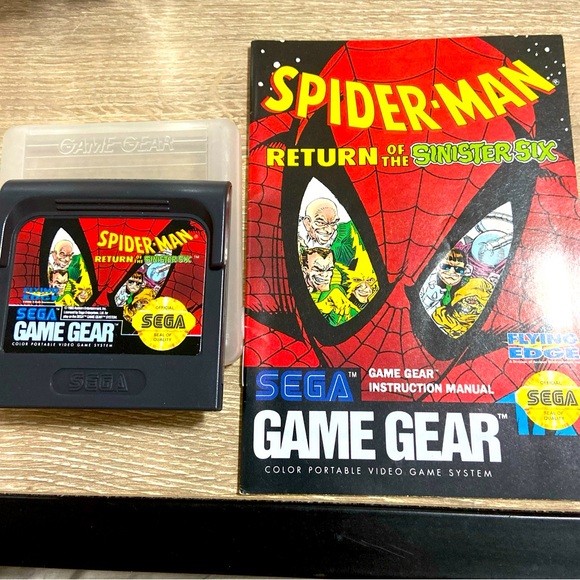 Vds jeux Spder-Man game , return of the snster sx gear complet très